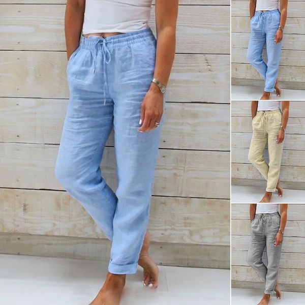 Lauren™ | Linen Elastic Trousers