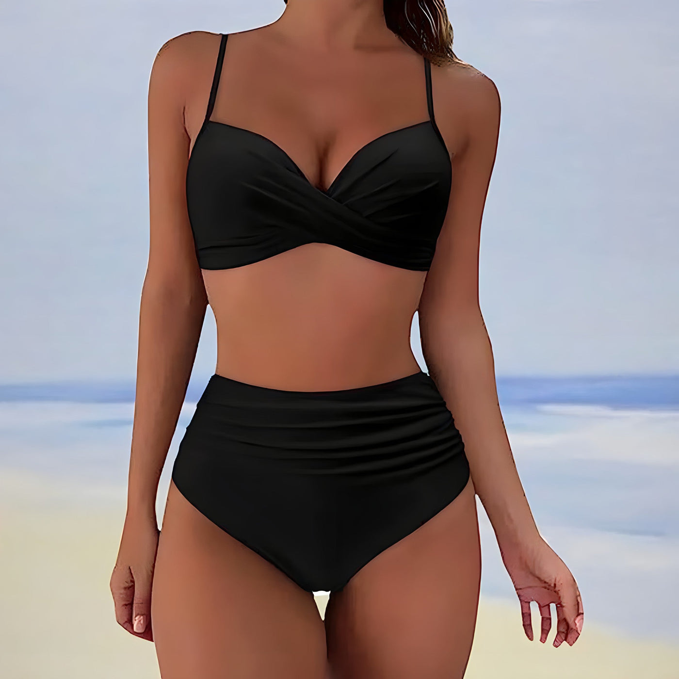 BellaVista | Elegant High-Waist Bikini