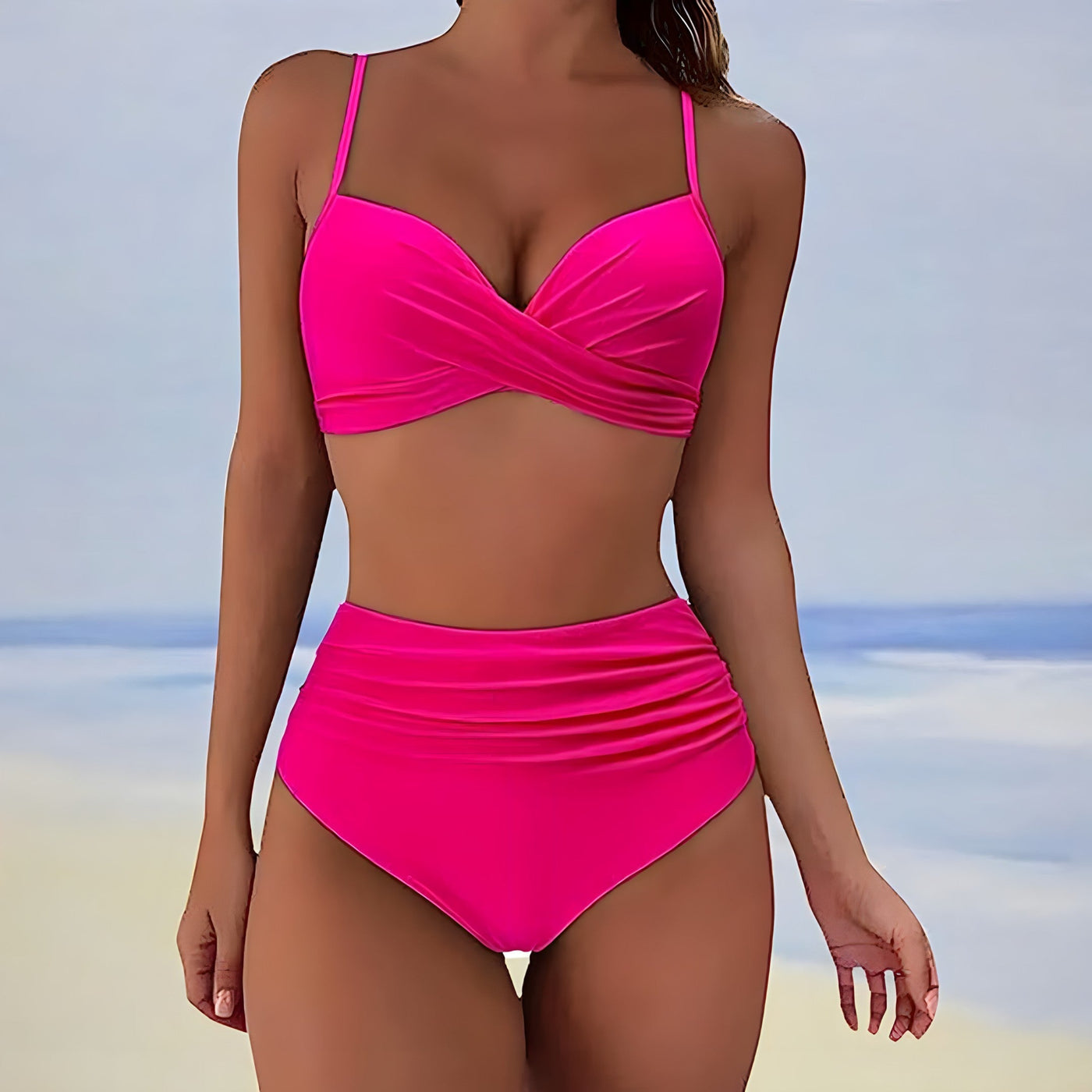 BellaVista | Elegant High-Waist Bikini