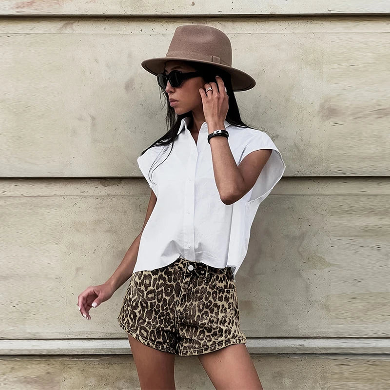 AVA | Leopard Print Short